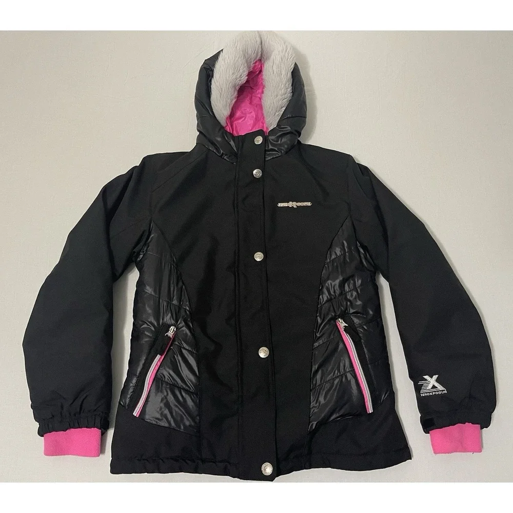 Zero Xposur Girls Ski-Snowboard Jacket, Waterproof Insulated Parka, Winter Coat